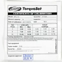 Clé Dynamométrique BBB Torqueset 2 à 14 Nm Pour Pièces Vélo 11 Clé Dynamométrique BBB Torqueset 2 à 14 Nm Pour Pièces Vélo -Range-vélos Soldes BTL 73 certificat 494x294 2dc2f237 9f46 4311 9032 fa360c4fe15e