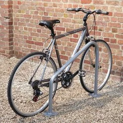 Lot De Deux Garage-vélo 4 Places Avec Arceaux Triangles Mottez