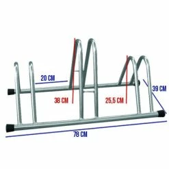 Andrys Parking Pour Vélos Haut Bas - 3 Places 5 Andrys Parking Pour Vélos Haut Bas - 3 Places -Range-vélos Soldes parking pour velos haut bas 3 places full 3