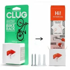 Support Au Mur Design Pour Vélo Hornit Clug Hybrid Noir Et Blanc -Range-vélos Soldes support au mur design pour velo hornit clug hybrid noir et blanc full 6