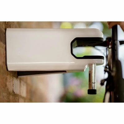 Support Vélo Mural Blanc Avec Antivol Intégré Airlok Hiplok 2 Support Vélo Mural Blanc Avec Antivol Intégré Airlok Hiplok – Image 2