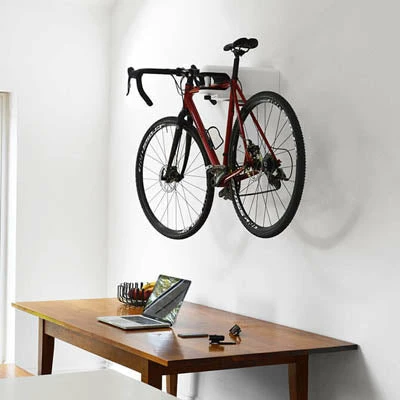 Support Vélo Mural Blanc Avec Antivol Intégré Airlok Hiplok 6 Support Vélo Mural Blanc Avec Antivol Intégré Airlok Hiplok – Image 6